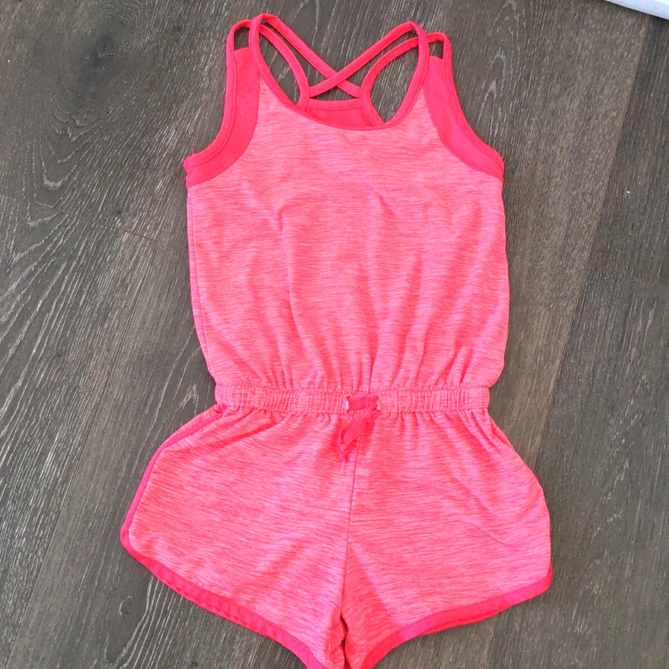 Athletic Red Romper